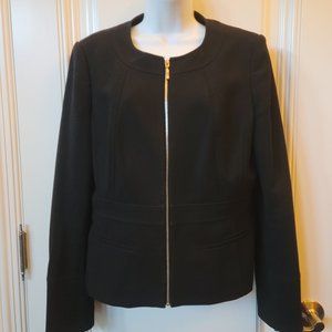Laura Black Full Zip Jacket